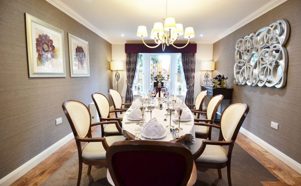 wimbledon care home private dining